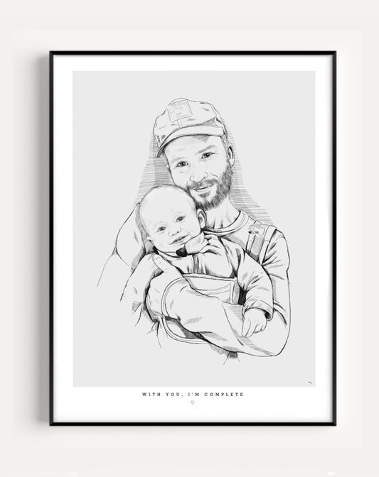 Hand-Drawn Portrait