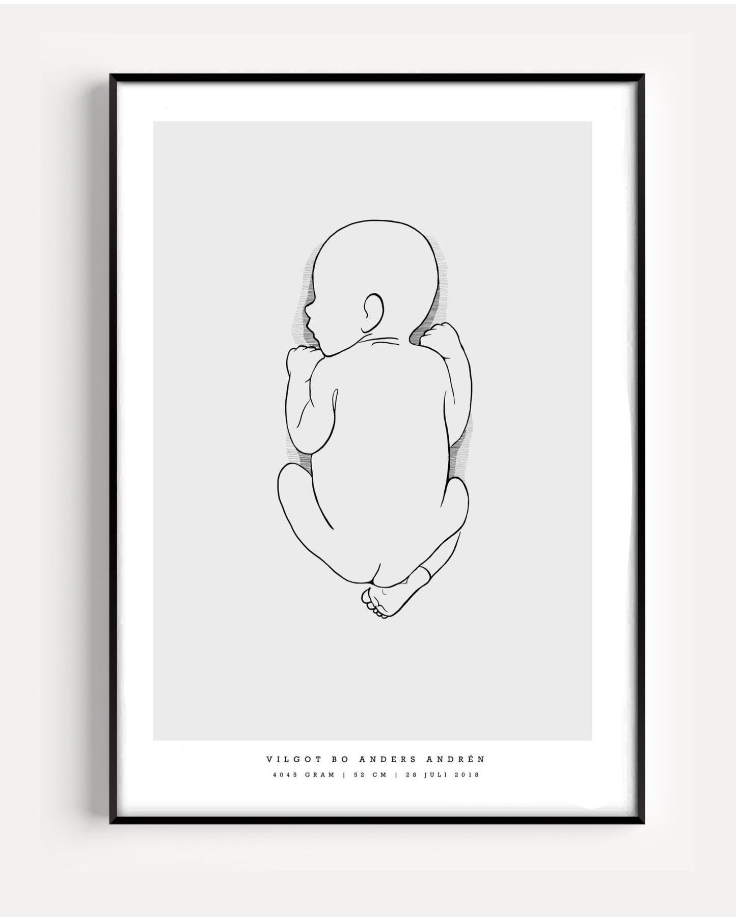 Generic Birth Poster small 30x40 cm