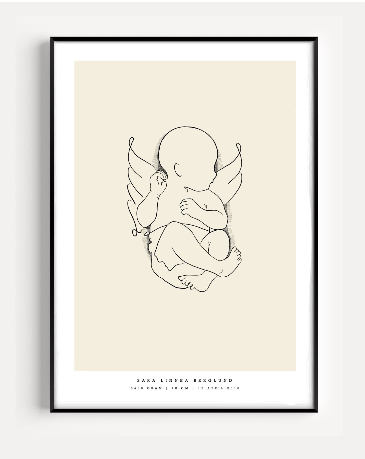 Generic Birth Poster small 30x40 cm