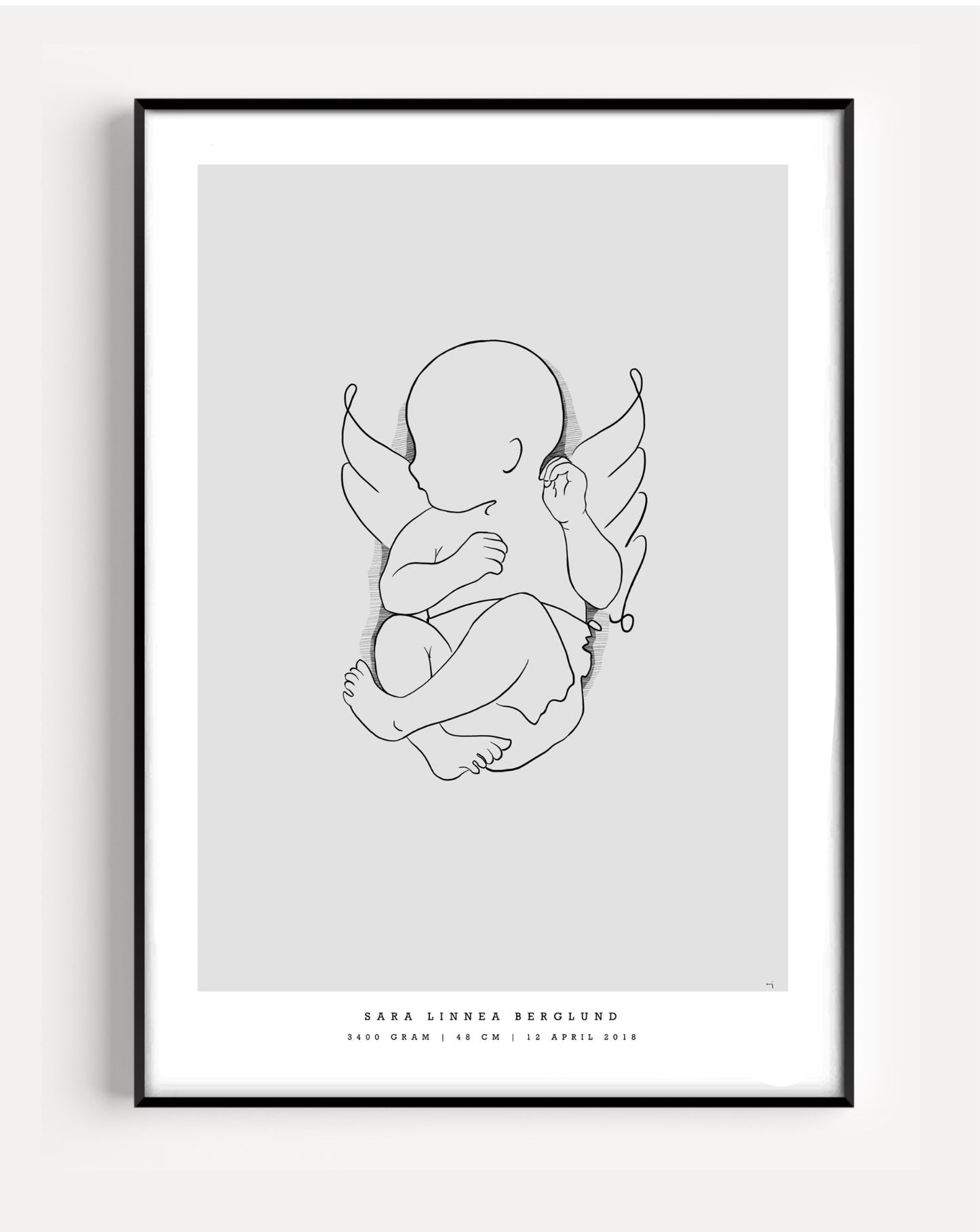 Generic Birth Poster small 30x40 cm