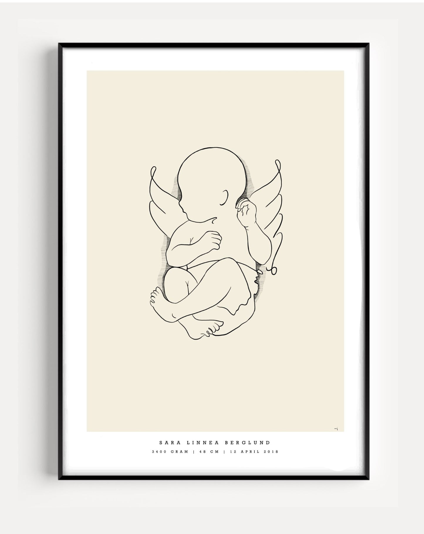 Generic Birth Poster small 30x40 cm