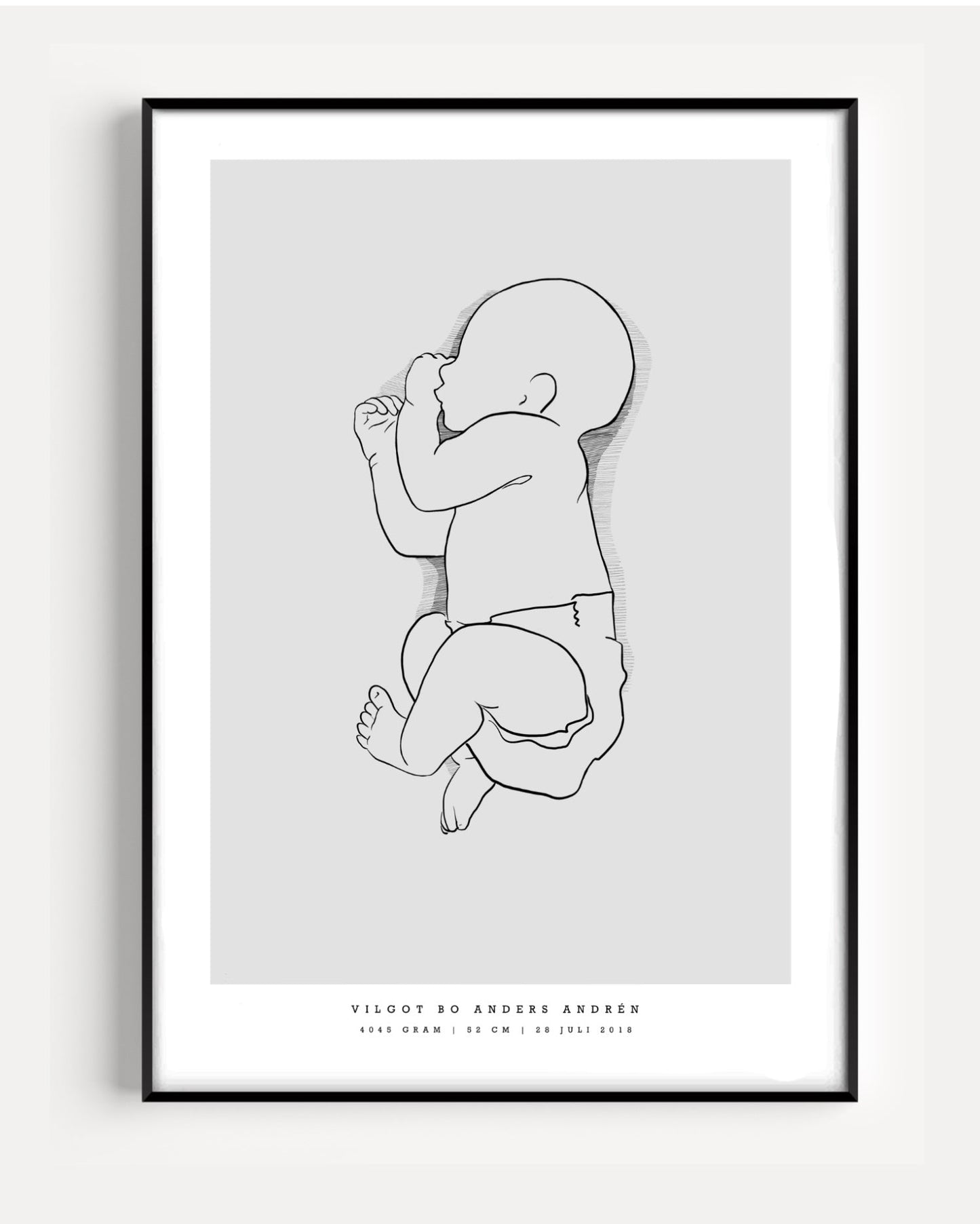 Generic Birth Poster small 30x40 cm