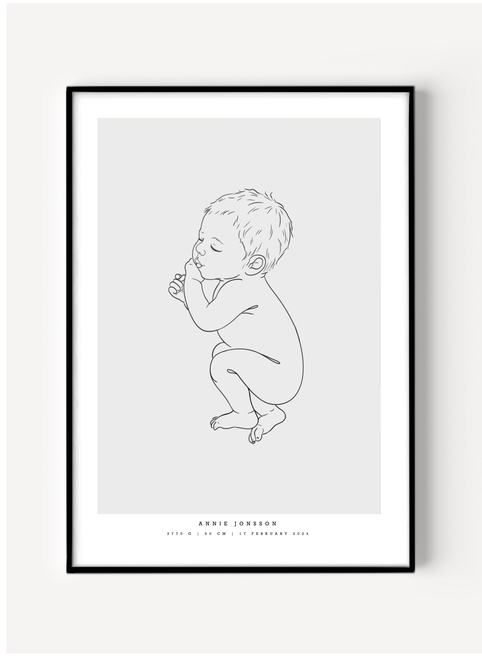Birth Poster scale 1:1