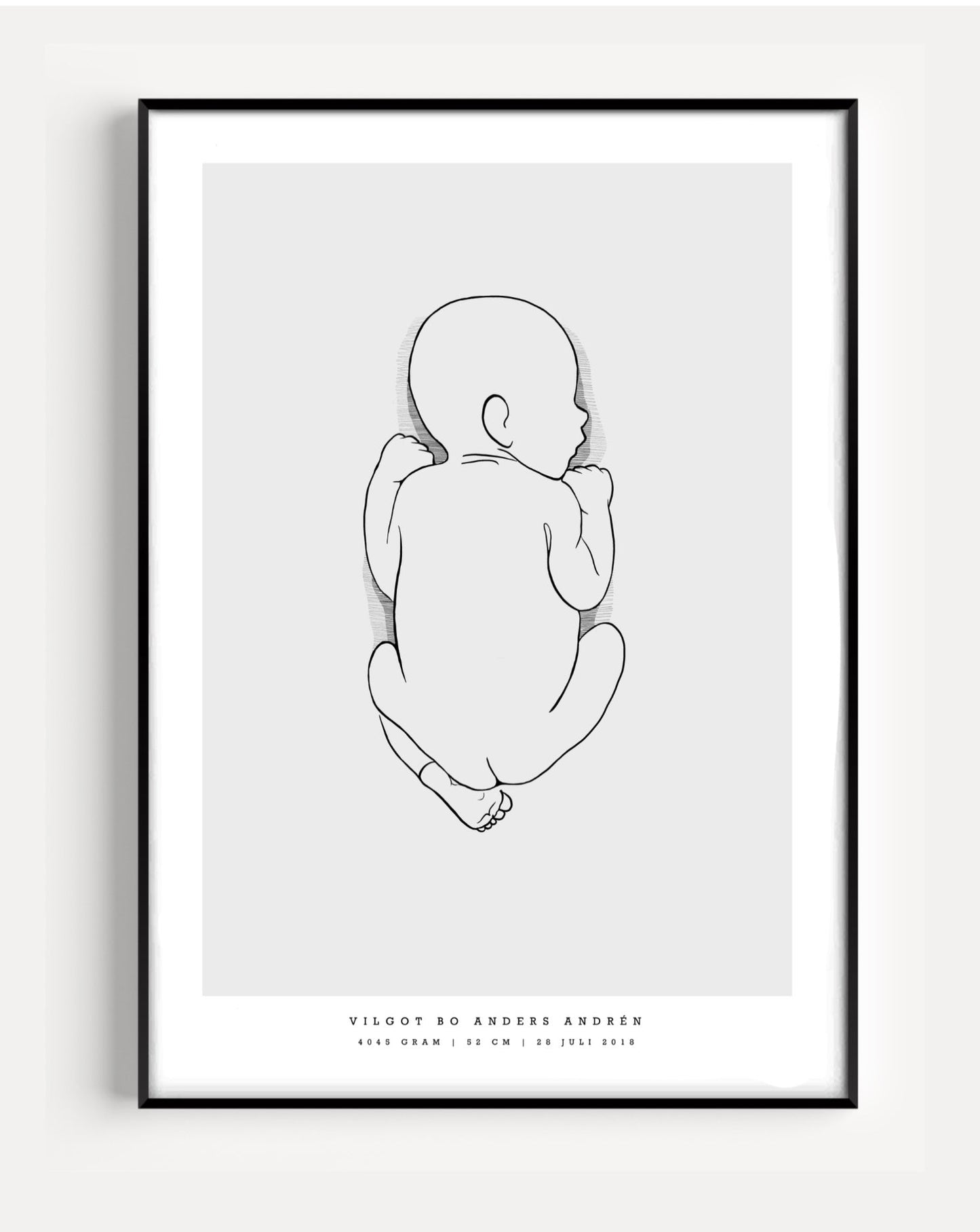 Generic Birth Poster small 30x40 cm