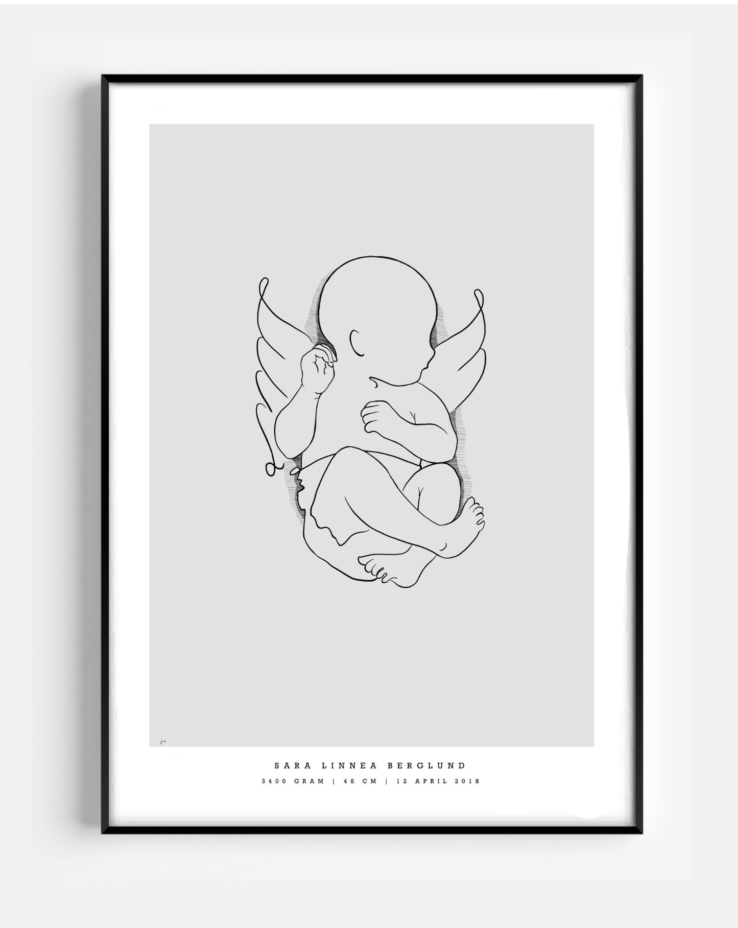 Generic Birth Poster small 30x40 cm