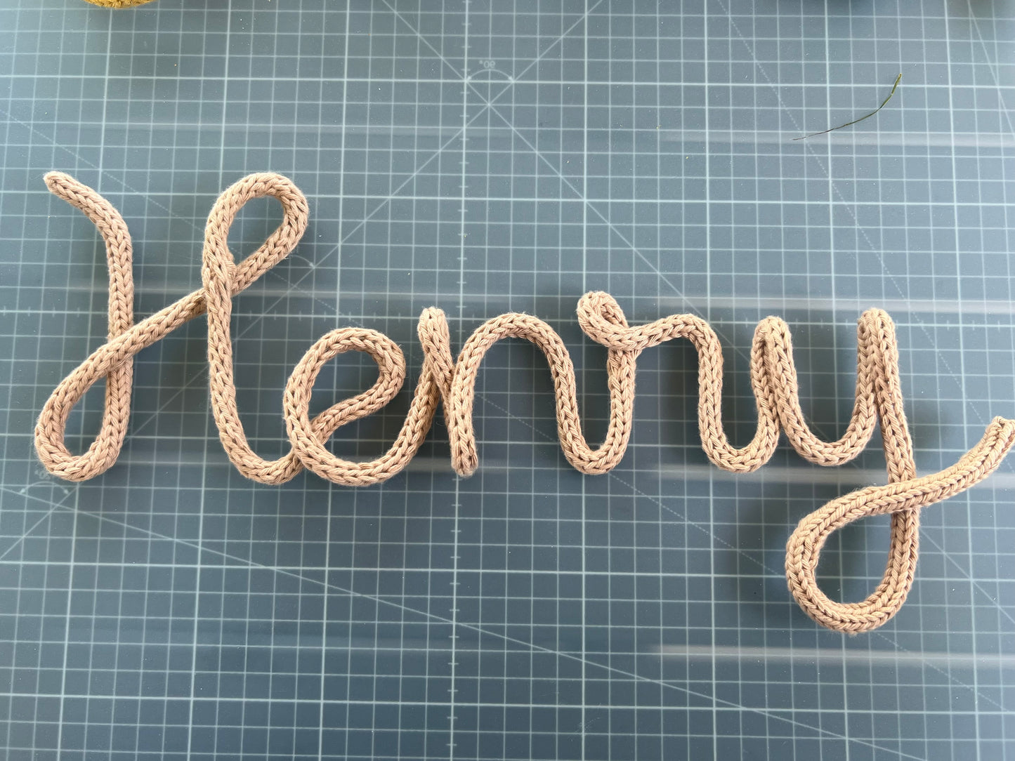 Knitted names