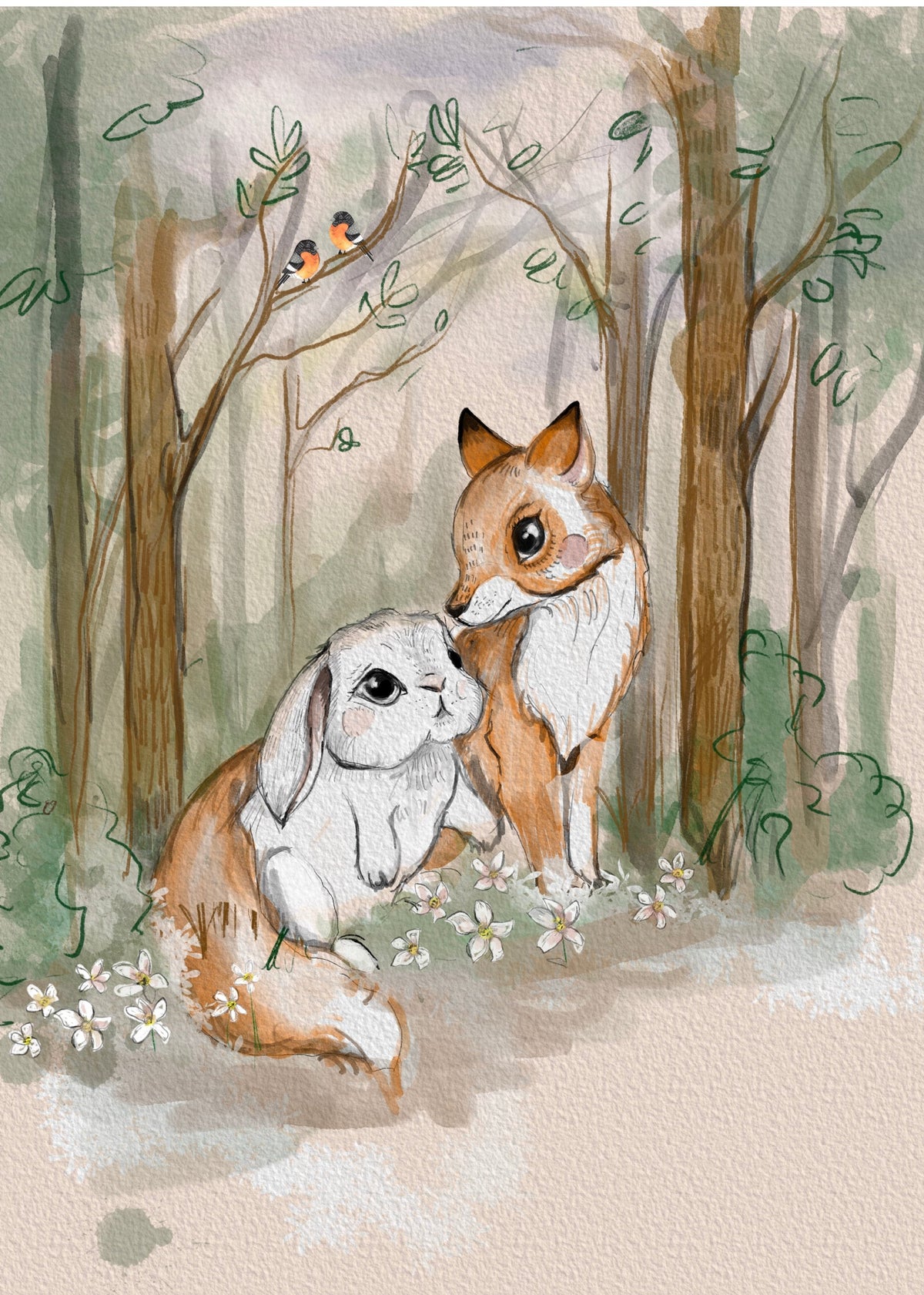 Bucky the rabbit – Tildas birth poster
