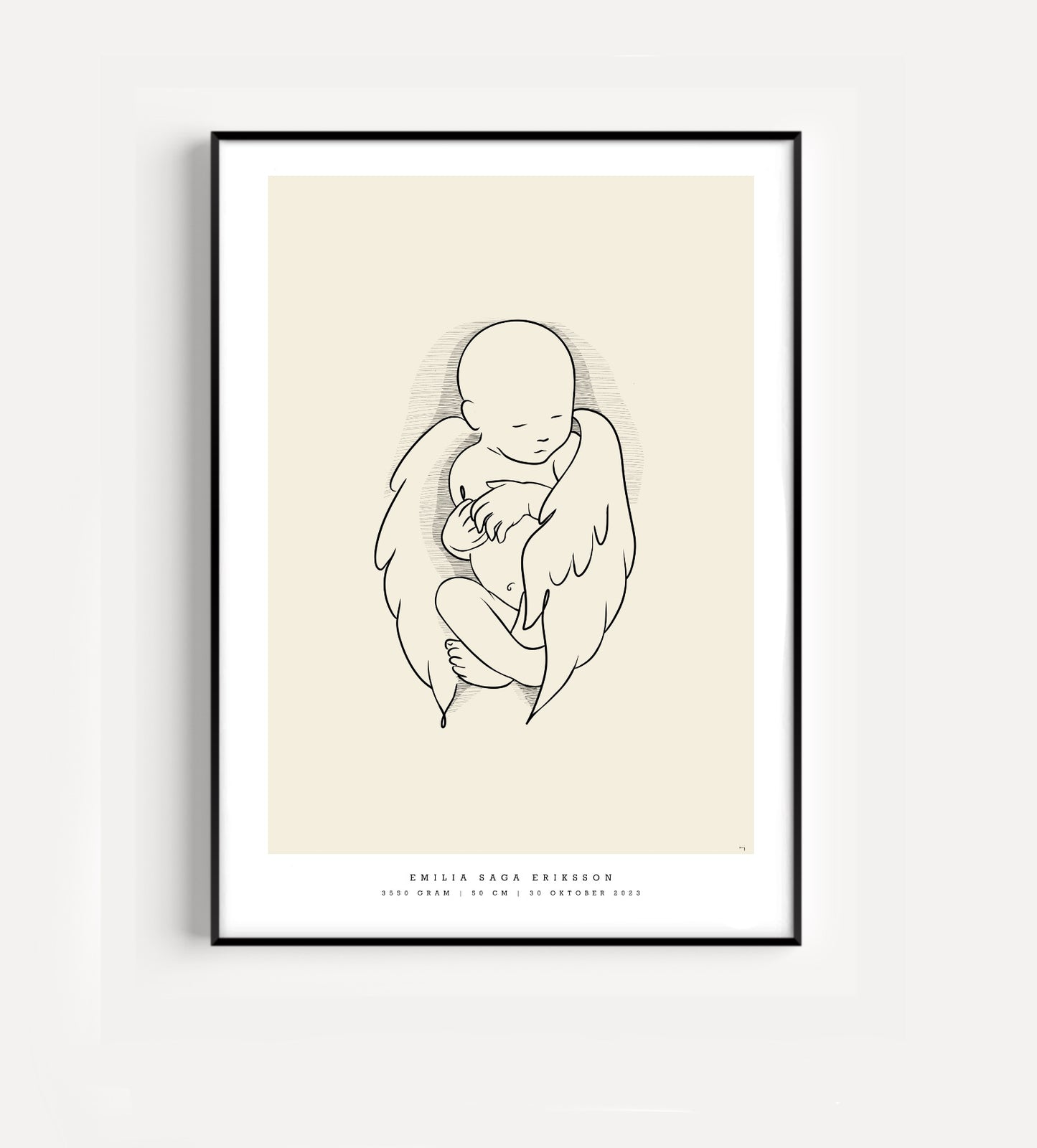 Generic Birth Poster Angel