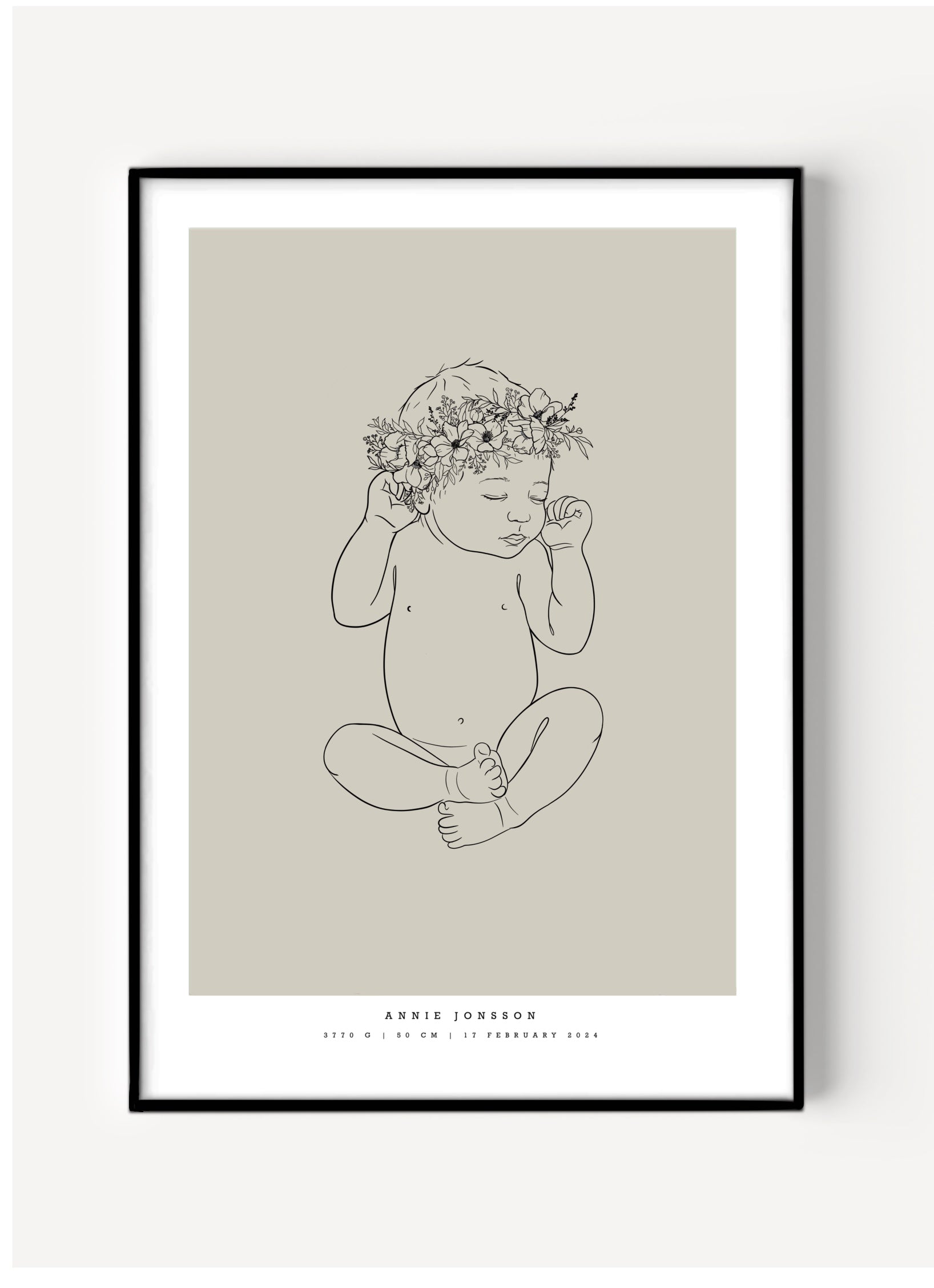 the birth poster